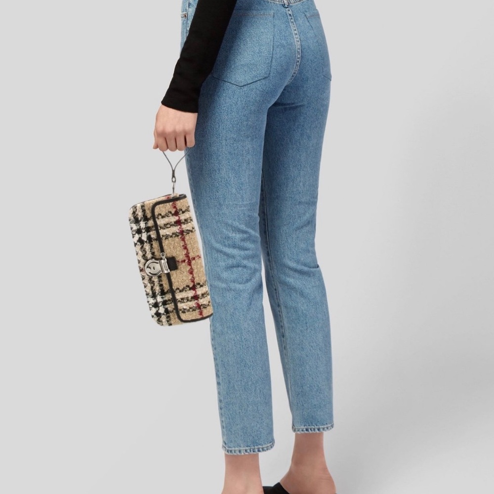 Burberry Tweed Wristlet Clutch - Picture 2 of 9